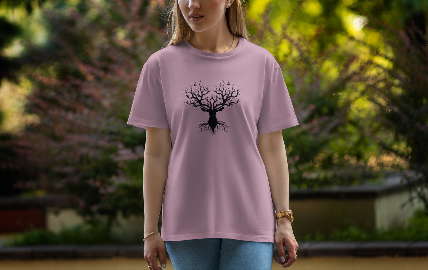 Comfort Fit Lilac Designer T-Shirt