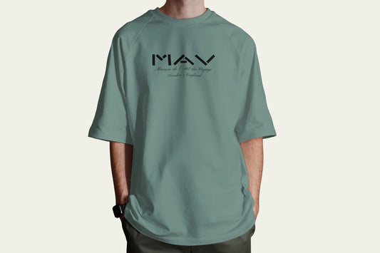 Comfort Fit Green Designer T-Shirt